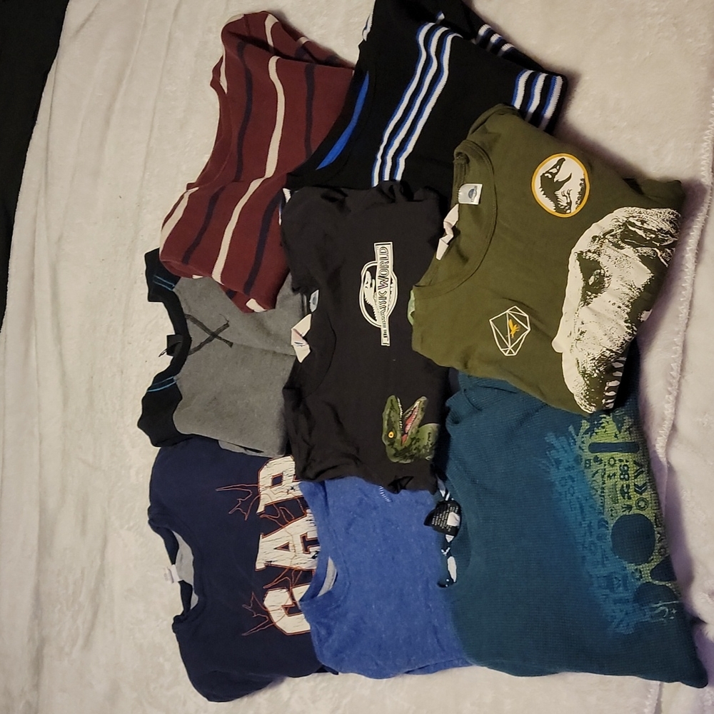 Boys Long Sleeve Shirts 6-7 T